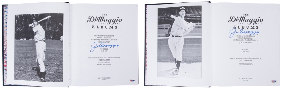 Joe DiMaggio Autographed "The DiMaggio Albums"- Celebration The Baseball Career of Joe DiMaggio (PSA/DNA)